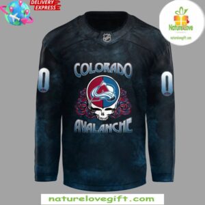 Colorado Avalanche x Grateful Dead Night 2024 Hockey Jersey