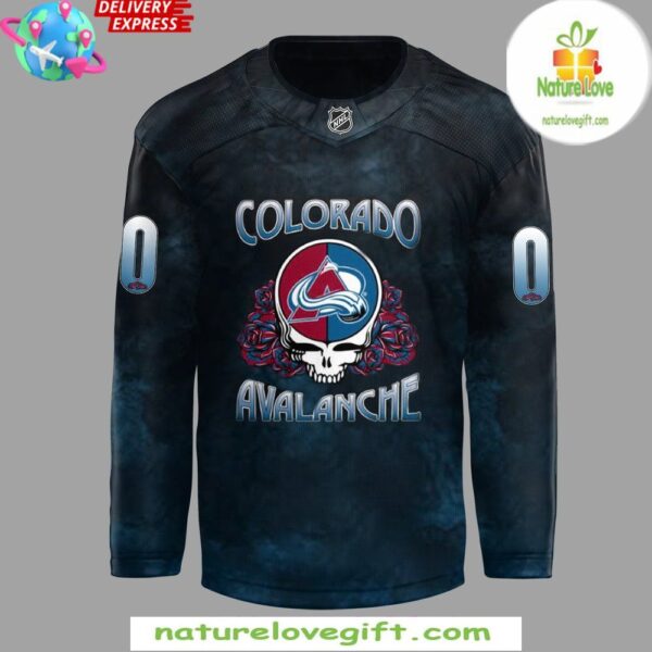 Colorado Avalanche Grateful Dead 2025 Hockey Jersey