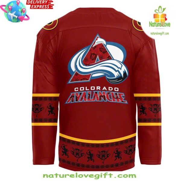 Colorado Avalanche Krampus Christmas Hockey Jersey Holiday Gift