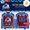 Colorado Avalanche Native Heritage Hockey Jersey Custom