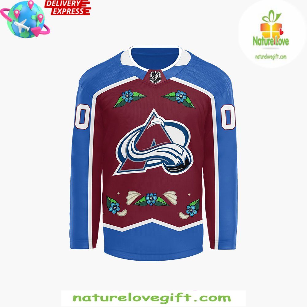 Colorado Avalanche Native Heritage Hockey Jersey Custom Colorado Avalanche Native Heritage Hockey Jersey Custom