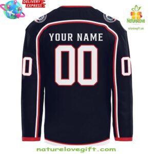 Columbus Blue Jackets 25th Anniversary Special Hockey Jersey InspirDG 3