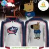 Columbus Blue Jackets Chill Guy White Hockey Jersey NHL Fan Gear