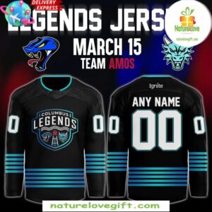 Columbus River Dragons 2025 Legends Night Hockey Jersey