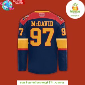 Connor McDavid Erie Otters Hockey Jersey Special Edition 2 Erie Otters Connor McDavid Special Hockey Jersey