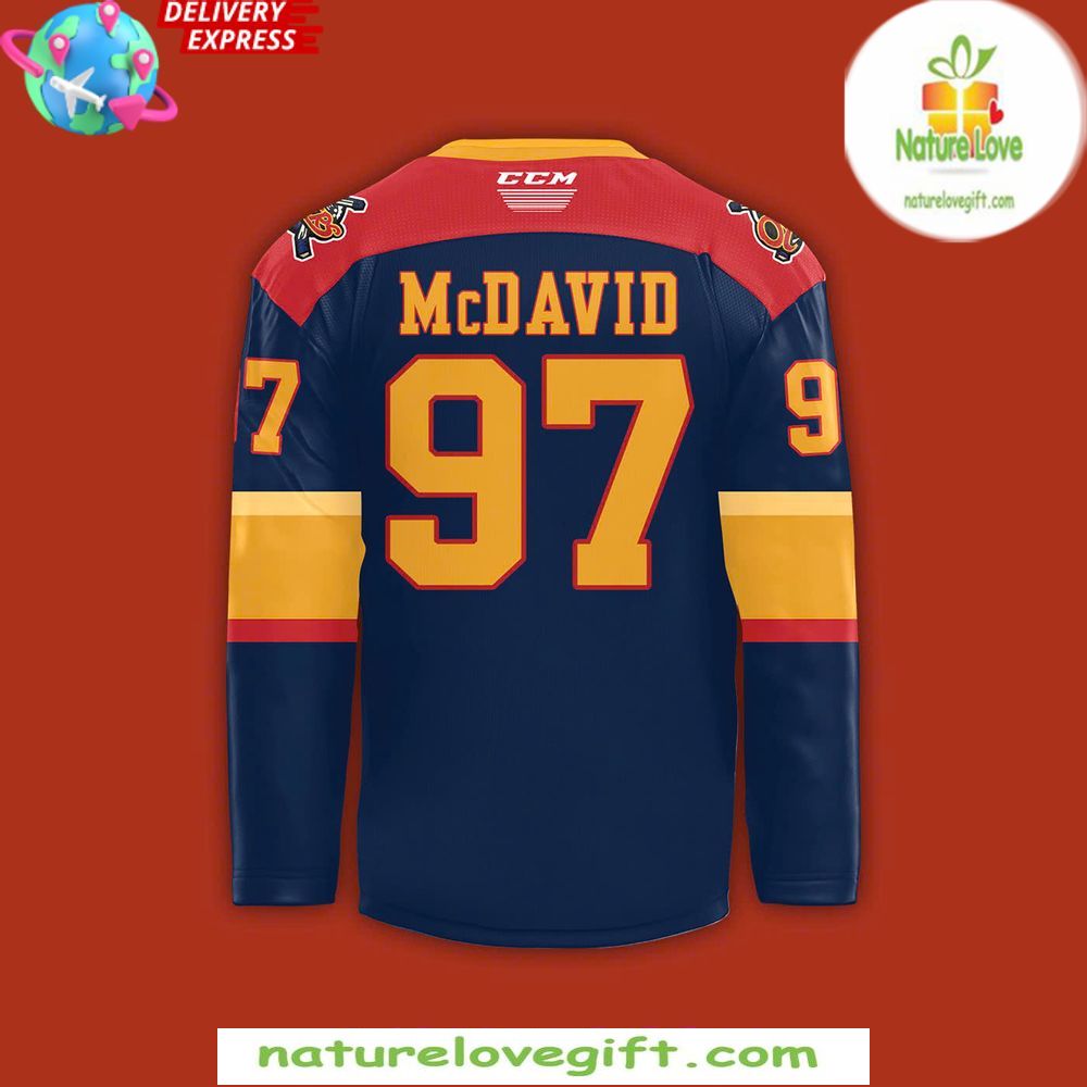 Connor McDavid Erie Otters Hockey Jersey Special Edition Connor McDavid Erie Otters Hockey Jersey Special Edition