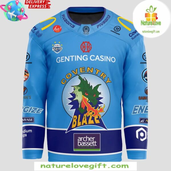 Coventry Blaze 2025 Retro Hockey Jersey Regush