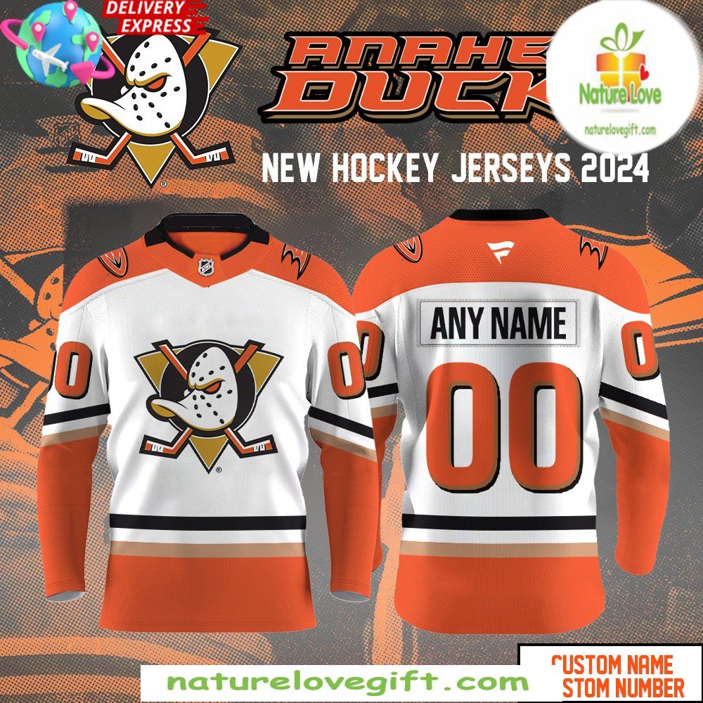 Custom Anaheim Ducks Hockey Jersey 2025 Personalized Custom Anaheim Ducks Hockey Jersey 2025 Personalized