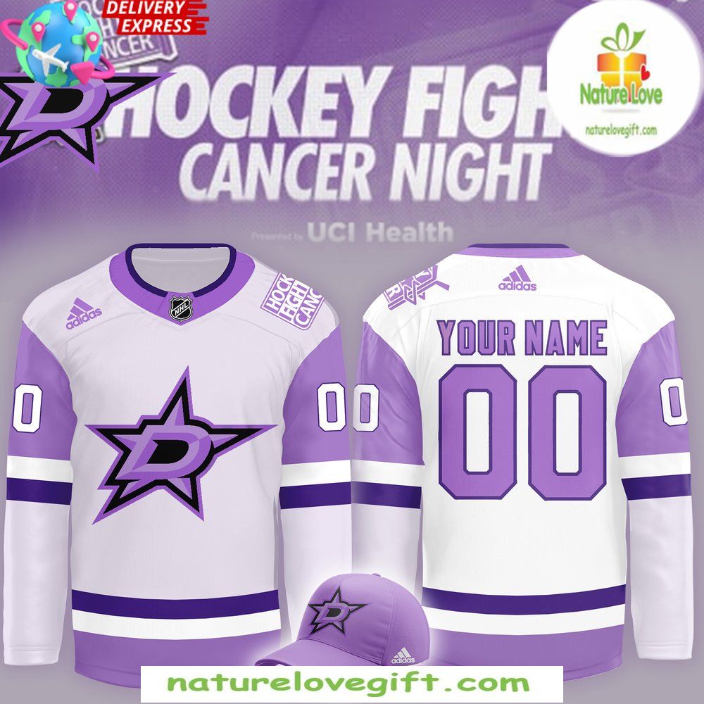 Dallas Stars Hockey Fights Cancer 2025 Jersey Dallas Stars Hockey Fights Cancer 2025 Jersey