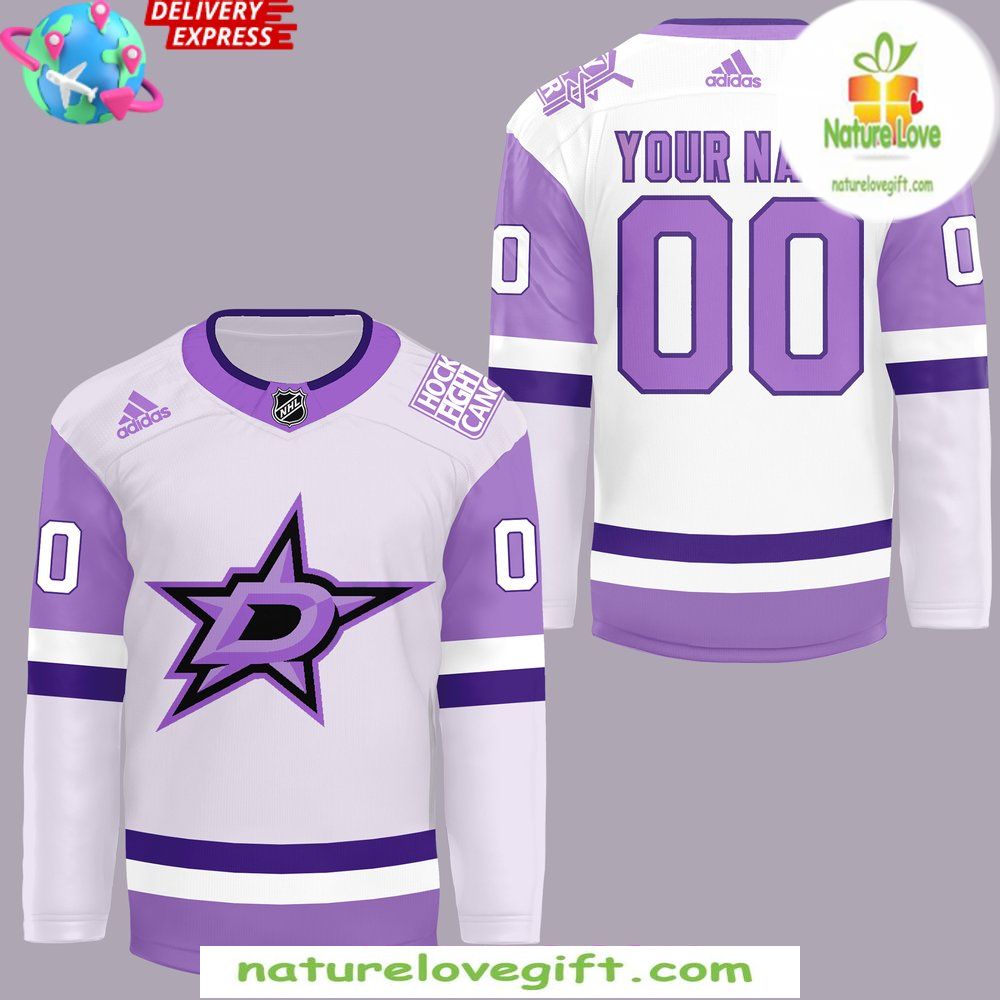 Dallas Stars Hockey Fights Cancer 2025 Jersey Dallas Stars Hockey Fights Cancer 2025 Jersey