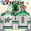 Dallas Stars Jake Oettinger White Away Hockey Jersey