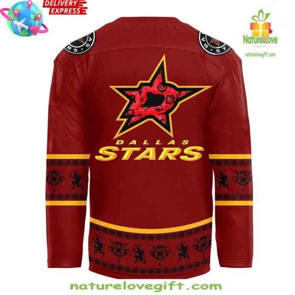 Dallas Stars Krampus Christmas Hockey Jersey Holiday Gift