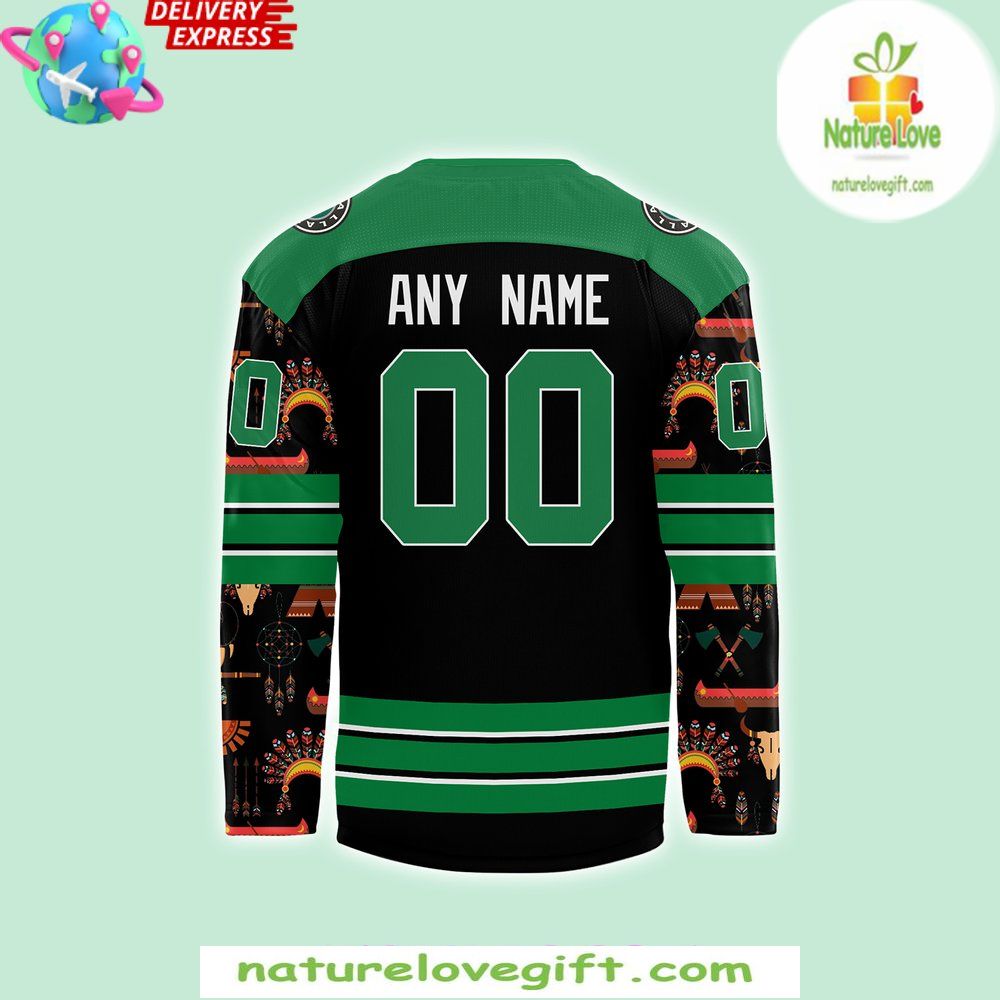 Dallas Stars Native American Heritage Month 2025 Jersey Hockey Dallas Stars Native American Heritage Month 2025 Jersey Hockey
