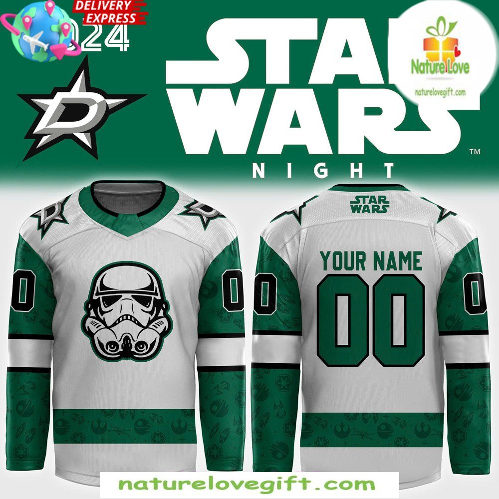 Dallas Stars Star Wars Night 2025 Hockey Jersey Dallas Stars Star Wars Night 2025 Hockey Jersey