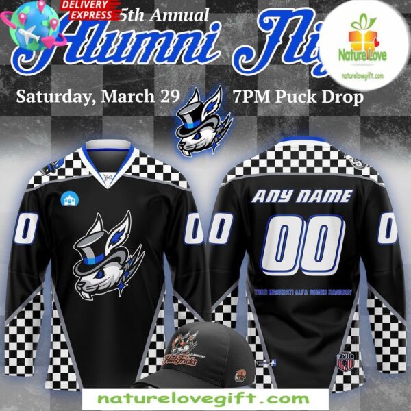 Danbury Hat Tricks 2025 Alumni Night Hockey Jersey