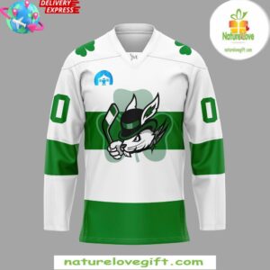 Danbury Hat Tricks St Patricks Day 2025 Hockey Jersey