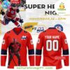 Deadpool Hockey Jersey Kalamazoo Wings Super Hero Night 2025