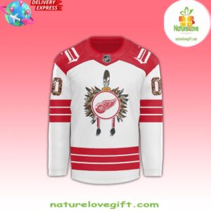 Detroit Red Wings Native American Heritage Month 2024 Hockey Jersey