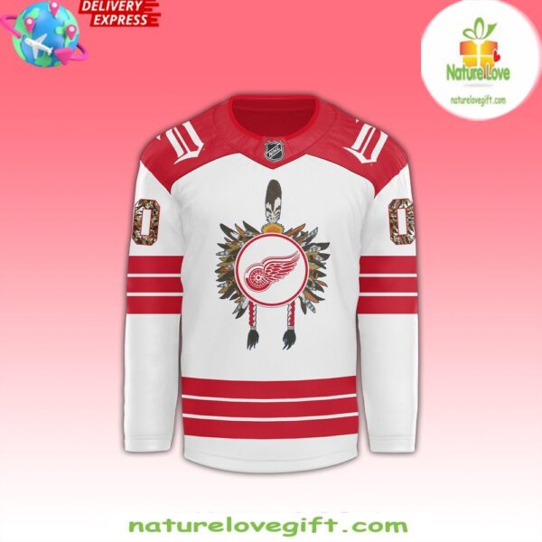 Detroit Red Wings 2025 Native Heritage Hockey Jersey