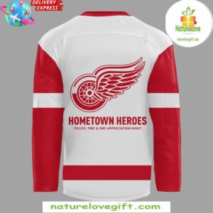 Detroit Red Wings Hometown Heroes Night Special Hockey Jersey