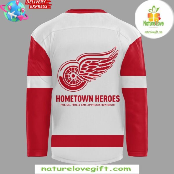 Detroit Red Wings Hockey Jersey Hometown Heroes Night Special
