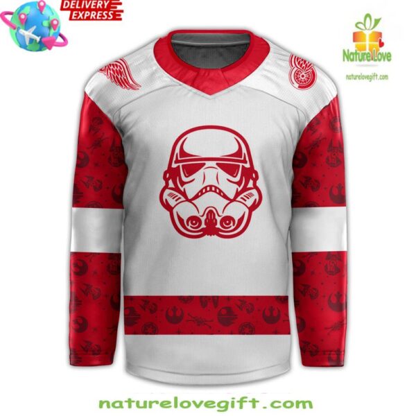 Detroit Red Wings Star Wars Night 2025 Hockey Jersey