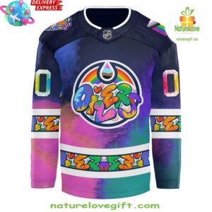 Edmonton Oilers 2025 Pride Month NHL Jersey InspirDG 2