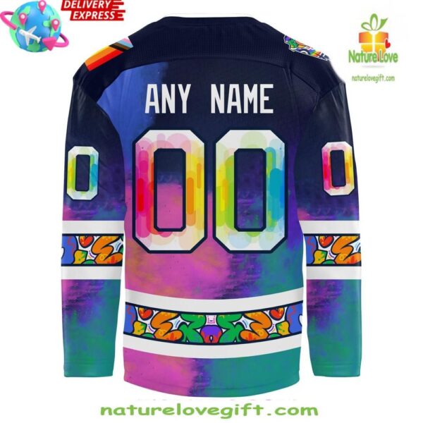 Edmonton Oilers 2025 Pride Jersey NHL Hockey Fan Apparel