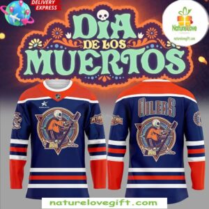 Edmonton Oilers Dia de los Muertos 2025 Hockey Jersey