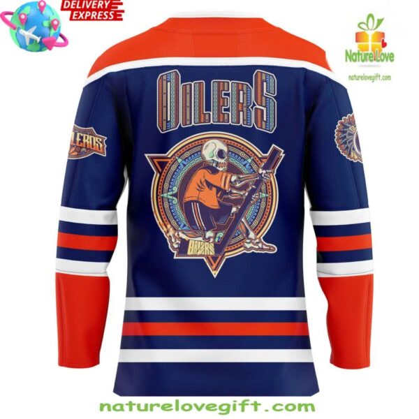 Edmonton Oilers Dia de los Muertos 2025 Hockey Jersey