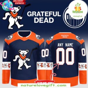 Edmonton Oilers Grateful Dead 2025 Hockey Jersey NHL