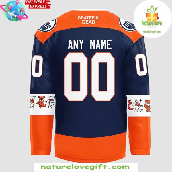 Edmonton Oilers Grateful Dead 2025 Hockey Jersey NHL