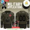Edmonton Oilers Military Jersey Hockey Appreciation Night Special