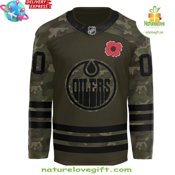 Edmonton Oilers Military Jersey Hockey Appreciation Night Special