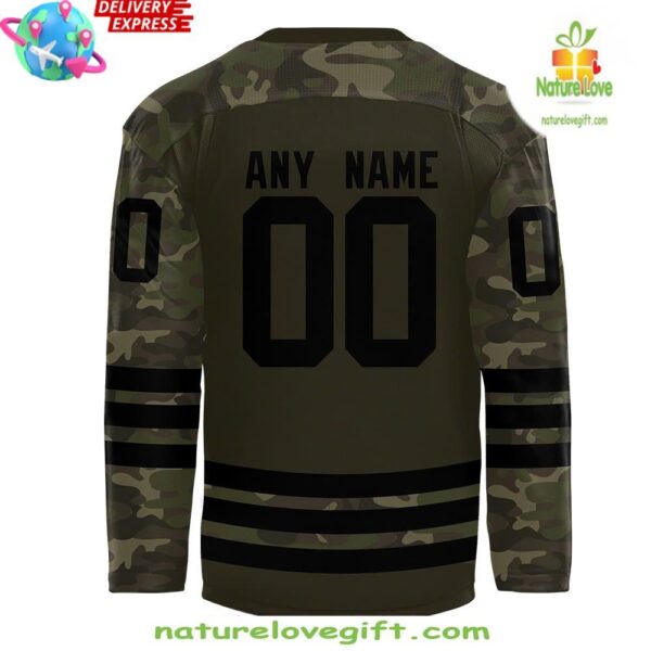 Edmonton Oilers Military Jersey Hockey Appreciation Night Special