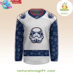 Edmonton Oilers x Star Wars Night 2024 Hockey Jersey