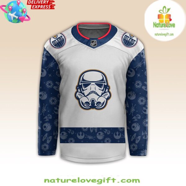 Edmonton Oilers Star Wars Night 2025 Hockey Jersey