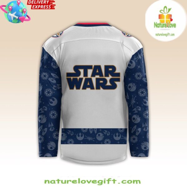 Edmonton Oilers Star Wars Night 2025 Hockey Jersey