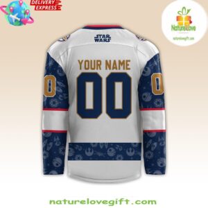 Edmonton Oilers x Star Wars Night 2024 Custom Hockey Jersey