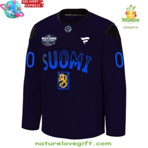 NHL 4 Nations Finland Premium Second Hockey Jersey