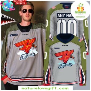 Firebirds Hockey Jersey 2025 Coachella Valley Military Appreciation