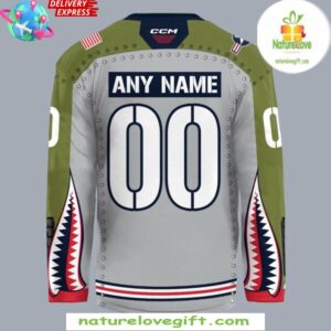Coachella Valley Firebirds Military Appreciation 2024 Hockey Jersey