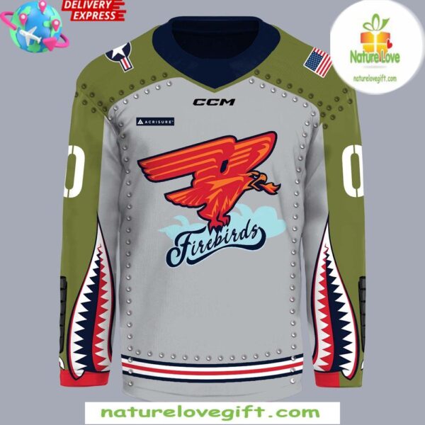 Firebirds Hockey Jersey 2025 Coachella Valley Military Appreciation