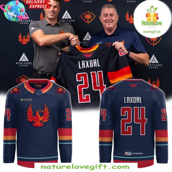 Firebirds Hockey Jersey 2025 Derek Laxdal AHL Coachella Valley