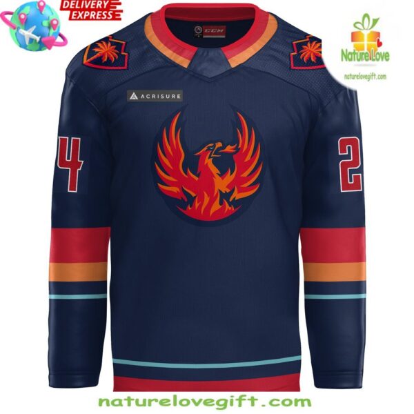 Firebirds Hockey Jersey 2025 Derek Laxdal AHL Coachella Valley