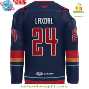AHL Coachella Valley Firebirds 2024 Derek Laxdal Hockey Jersey