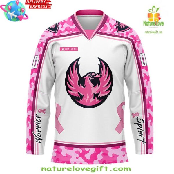 Firebirds Pink in the Rink Hockey Jersey Coachella Valley