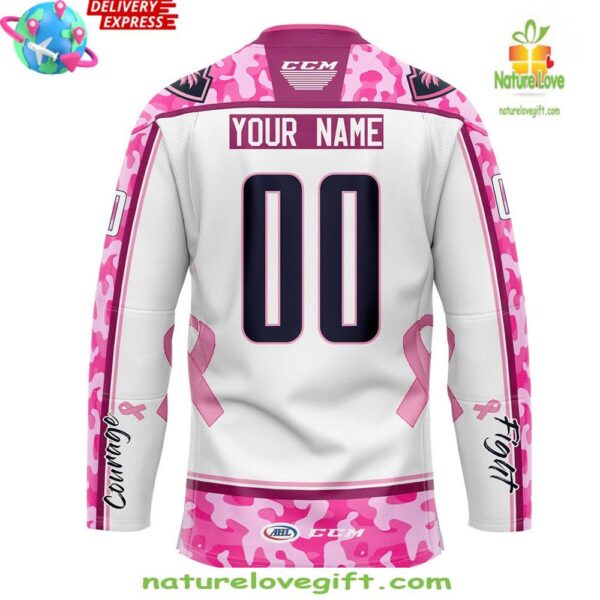 Firebirds Pink in the Rink Hockey Jersey Coachella Valley