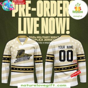 Florida Everblades 2025 Military Night Hockey Jersey