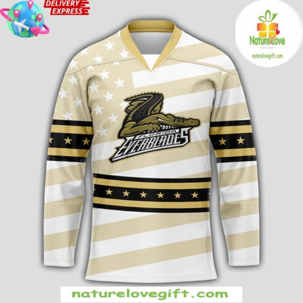 Florida Everblades 2025 Military Night Hockey Jersey